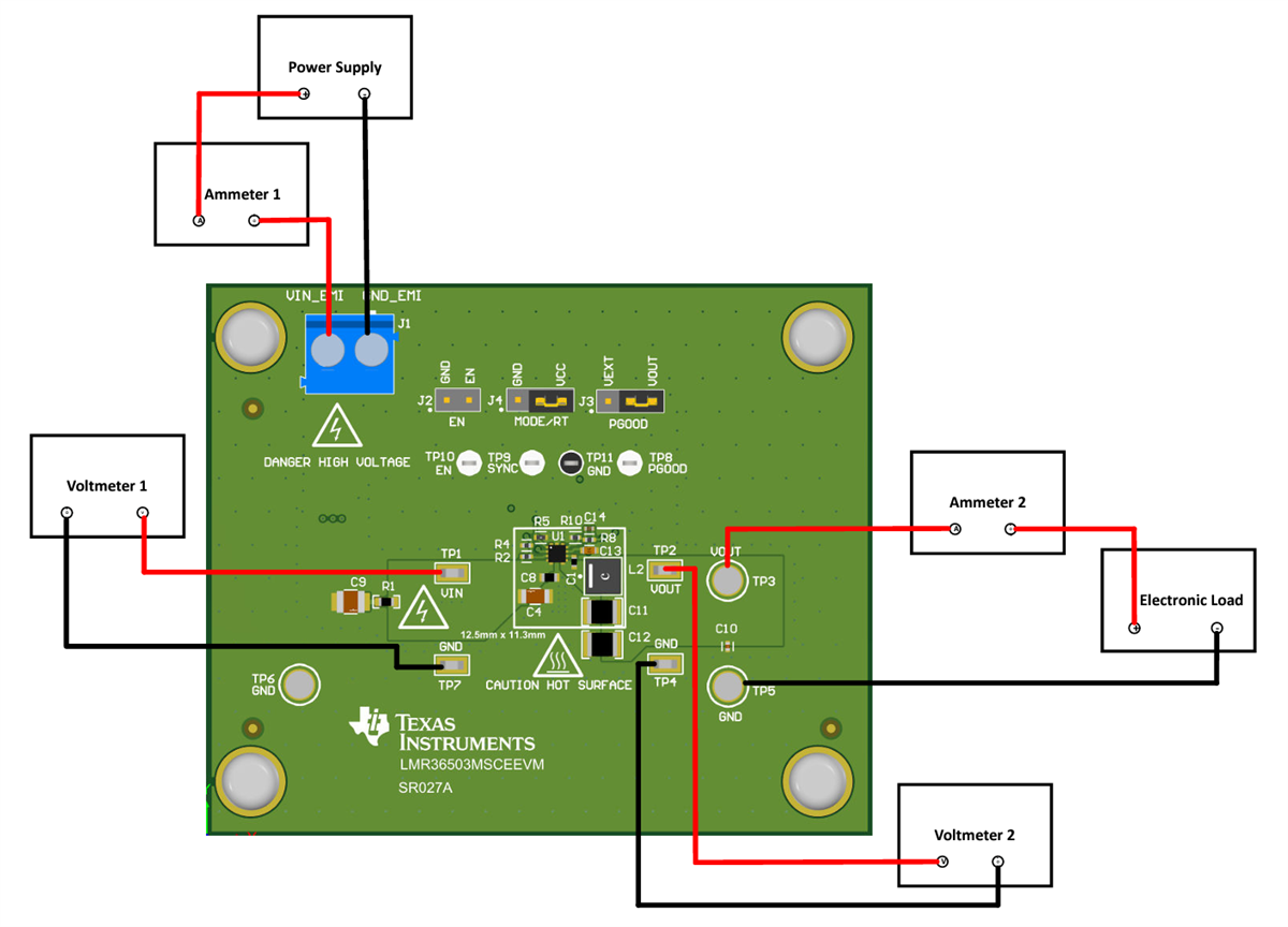 Circuit de localisation - Texas Instruments Module d'évaluation LMR36503MSCEEVM